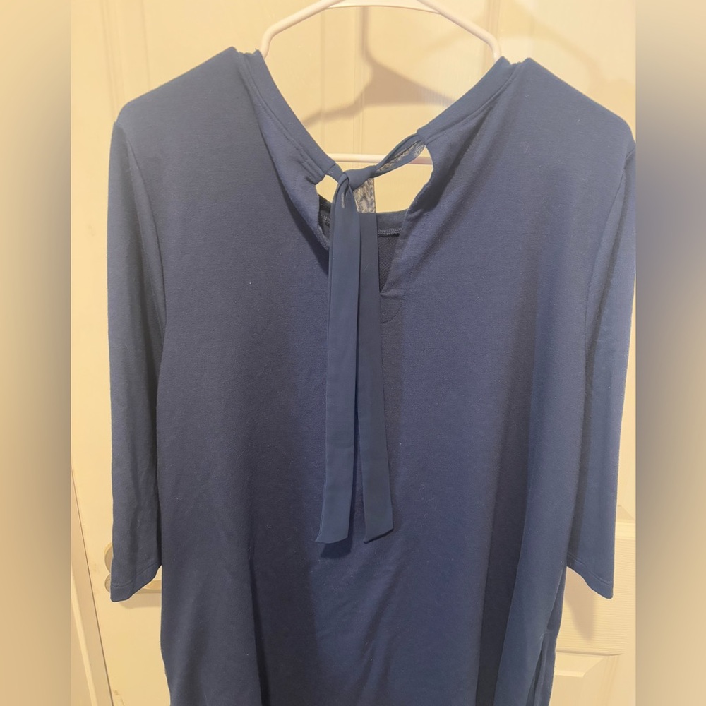 TERRA & SKY Blue Tunic Dress - Picture 7 of 12